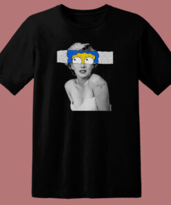 Marylin Monroe Marge Simpson T Shirt Style 1