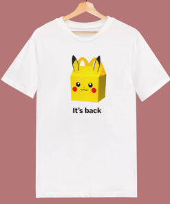 Mcdonalds Pokemon It’s Back T Shirt Style