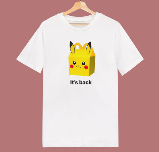 Mcdonalds Pokemon It’s Back T Shirt Style