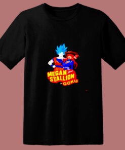 Megan Thee Stallion Goku 80s T Shirt 1