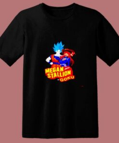 Megan Thee Stallion Goku 80s T Shirt 1 Megan Thee Stallion Goku 80s T Shirt 2