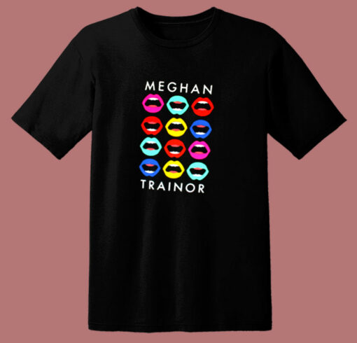 Meghan Trainor Lips Girls 80s T Shirt
