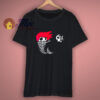 Mermaid Skeleton Black T Shirt