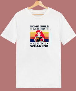 Mermaid Tattoo Some Girls Wear Pink 80s T Shirt
