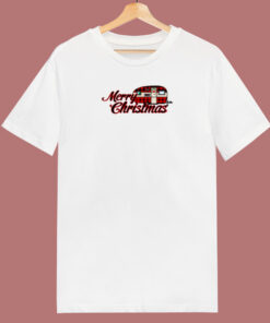 Merry Camping Christmas 80s T Shirt