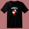 Merry Christmas 2020 Quarantine Santa Face Maskchristmas 80s T Shirt