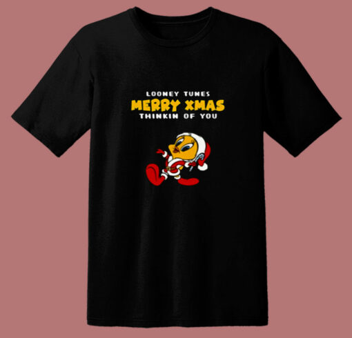 Merry Christmas With Funny Looney Tunes 80s T Shirt