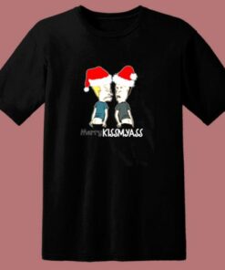 Merry Kissmyass Kiss My Ass Beavis And Butt Head Christmas 80s T Shirt 1 Merry Kissmyass Kiss My Ass Beavis And Butt Head Christmas 80s T Shirt 2