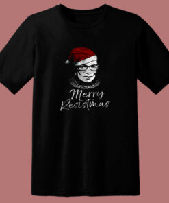 Merry Resistmas Ruth Bader Ginsburg 80s T Shirt 1