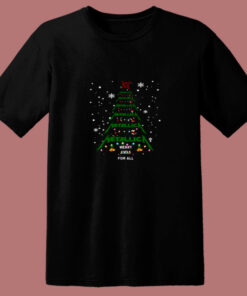 Merry Xmas For All Metallica Christmas 80s T Shirt