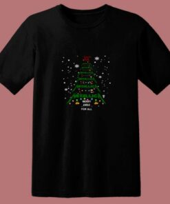 Merry Xmas For All Metallica Christmas 80s T Shirt