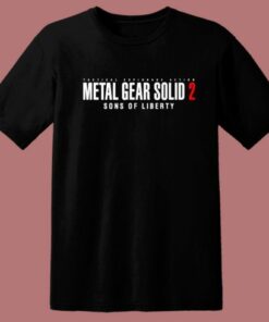 Metal Gear Solid 2 T Shirt Style 1 Metal Gear Solid 2 T Shirt Style 2