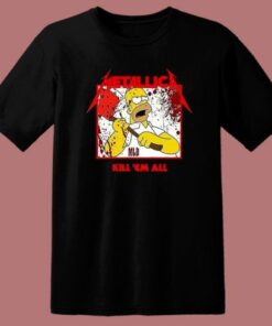 Metallica Homer Kill Em All T Shirt Style