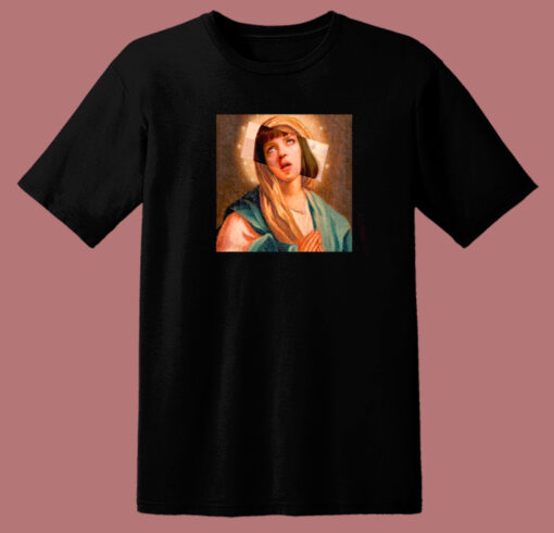 Mia Wallace Virgin Mary T Shirt Style