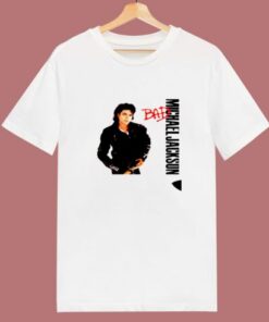 Michael Jackson Bad Graphic 80s T Shirt 1 Michael Jackson Bad Graphic 80s T Shirt 2