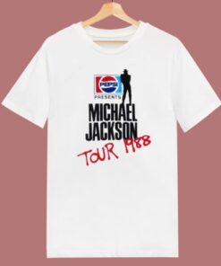 Michael Jackson Pepsi Bad Tour T Shirt Style
