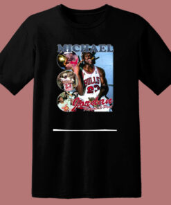 Michael Jordan Three Peat 80s T Shirt