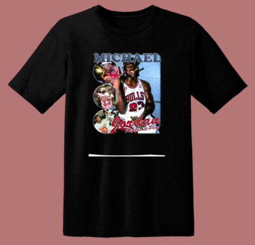 Michael Jordan Three Peat 80s T Shirt