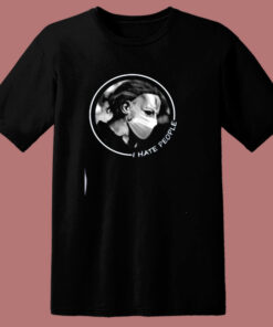 Michael Myers I Hate People Face Mask 80s T Shirt 1