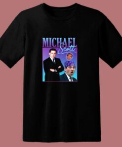 Michael Scott Homage 80s T Shirt