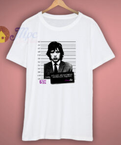 Mick Jagger Foto Segnaletica Celebrities T-Shirt