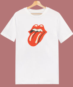 Mick Jagger Lips T Shirt Style