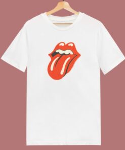Mick Jagger Lips T Shirt Style