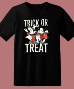 Mickey And Minnie Trick Or Treat Halloween 80s T Shirt