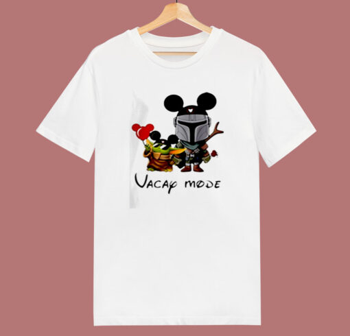 Mickey Baby Yoda 80s T Shirt