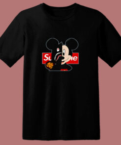 Mickey Mouse Disney Cartoon Camuflage 80s T Shirt