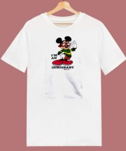Mickey Mouse Inmigrant Mexico 80s T Shirt