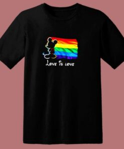 Mickey Mouse Lgbt Pride Love Is Love 80s T Shirt 1 Mickey Mouse Lgbt Pride Love Is Love 80s T Shirt 2