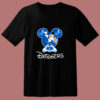 Mickey Mouse Loves Los Angeles Dodgers 80s T Shirt