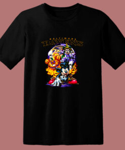 Mickey Mouse Pumpkin Halloween 80s T Shirt