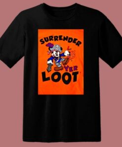 Mickey Mouse Surrender Yer Loot Halloween 80s T Shirt 2