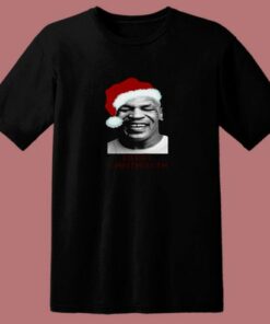 Mike Tyson Funny Christmas Ugly Style 80s T Shirt