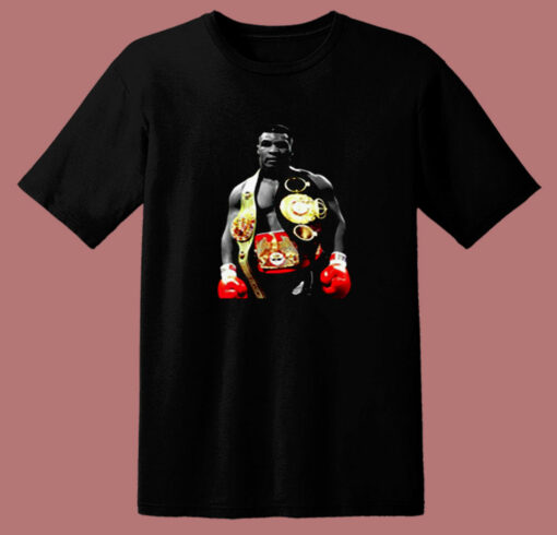 Mike Tyson Iron The Champ Boxing Legend 80s T Shirt