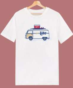 Miller Lite Surf Van T Shirt Style