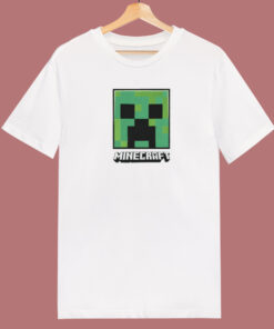 Minecraft Creeper Face T Shirt Style