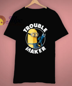 Minions Graphic Trouble Maker T Shirt 1