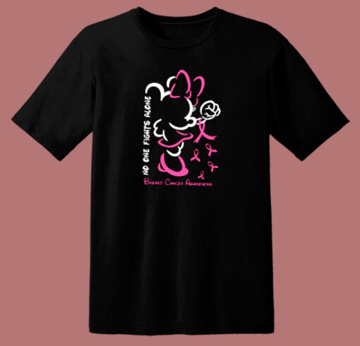 Minnie Breast Cancer Awareness 80s T Shirt