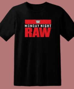 Monday Night Raw Logo T Shirt Style
