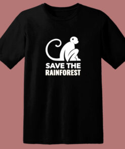 Monkey Save The Rainforest 80s T Shirt 1