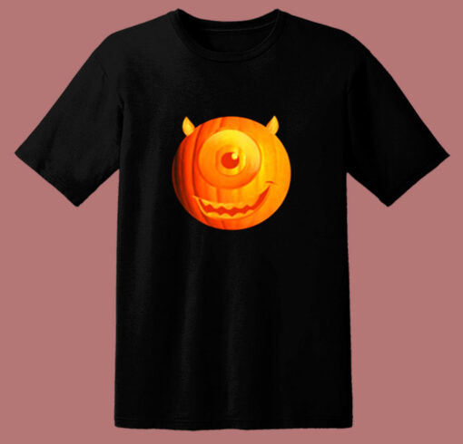Monsters University Mike Pumpkin 80s T Shirt