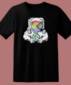 Moon Astronout Pride T Shirt Style