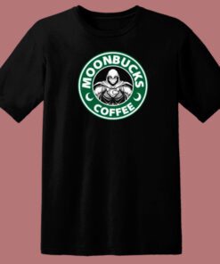 Moonbucks Coffee Funny 80s T Shirt Style