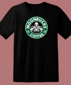 Moonbucks Coffee Funny 80s T Shirt Style