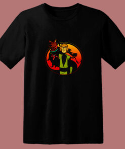 Mortal Kombat Shaggy Kill Scooby Doo 80s T Shirt