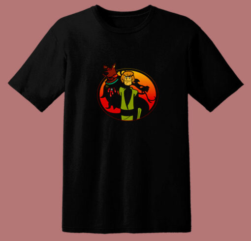 Mortal Kombat Shaggy Kill Scooby Doo 80s T Shirt