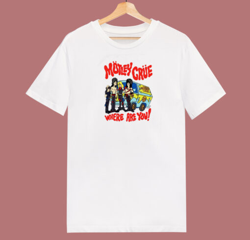 Motley Crue Scooby Doo T Shirt Style On Sale